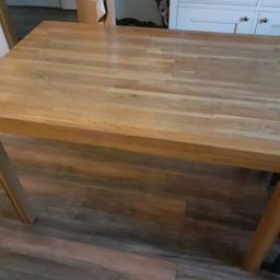 solid wood dining table