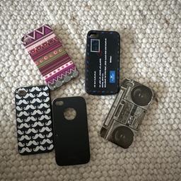 4 verschiedene Handyhüllen