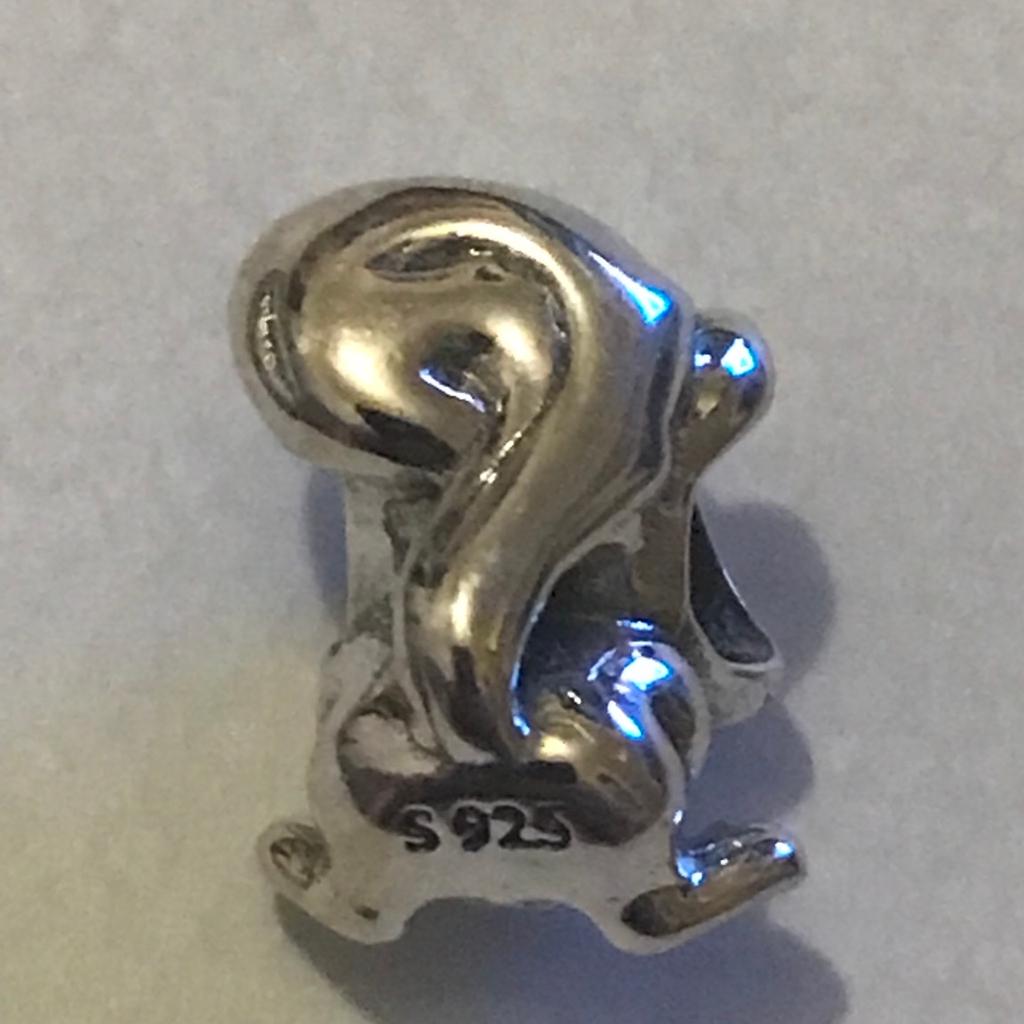 Genuine 925 Silver Squirrel Charm comes in a cute velvet pouch fits on Pandora Bracelet