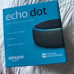 Echo dot new in box collection only 