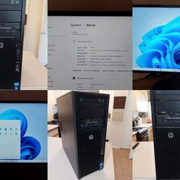 HP Z210 Workstation 2TB
Inside the unit
Intel i7-2600 3.40GHz Quad-Core
16 GB DDR3
240GB SSD Running Windows 11 Home
2x 1000GB
1x SSD plus 2xHard Drives fitted total 2240GB
Windows 11 Home 64bit
Nvidia Nvs 310 Graphics Card Fitted with 2x Video Display Ports
MediaDashboard fitted
2x USB 3
SATA Port
ESATA Port
Multi-cardReader
Power Point 6v 12v
3 x USB 2
Rear of unit
DVI Display Port
4x USB 3