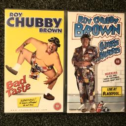 2 Chubby Brown VHS Videos.
Bad Taste & Clitoris Allsorts.
Excellent Condition.
£2 each or both for £3.
*Reduced from £5*

Collect from Fradley, Lichfield WS13.