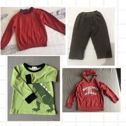 Baby Boys clothing bundle, hoodie tops Trousers sleepwear size:2-3years