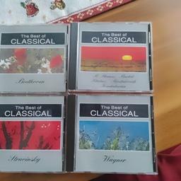 4 CDs
Wagner
Stravinsky
Beethoven
Strauss, Bartok, Sibelius,..
kein Versand