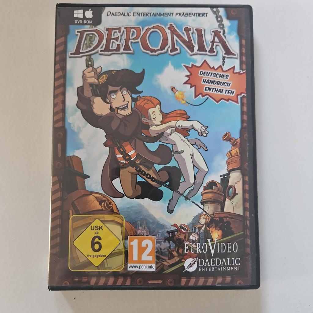 verkaufe hier das Spiel "Deponia" für den PC
Hab es selbst neu gekauft und nur einmal benutzt/gespielt.
Preis ist verhandelbar.
Spiel kann gegen Aufpreis verschickt werden.