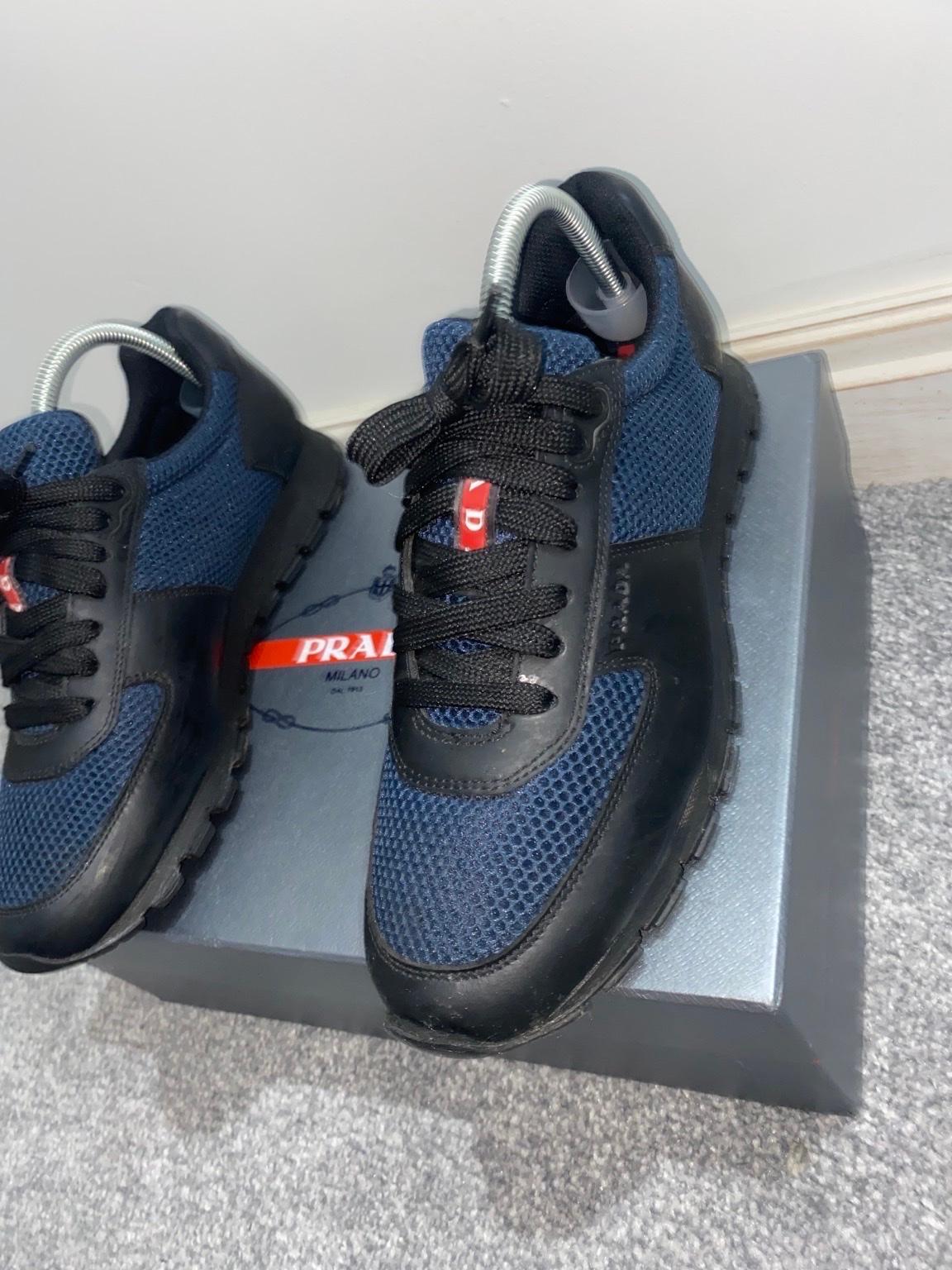 Blue prada outlet runners