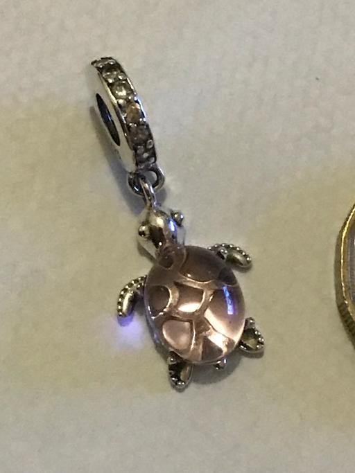 Buy & Sell Greater Manchester Stockport - Photos for Genuine 925 Silver Pink Turtle Charm Pandora