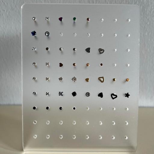 Buy & Sell West Midlands Solihull - Photos for Black Gold Silver Multi I Shaped Nose Studs