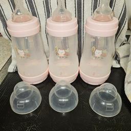 5 mam bottles
not used that much
pink has size 2 teats
£8
I have the little ones for sale aswell if interested in all can do a deal
there is only 3 bottles in the pictures but there is 5 in total