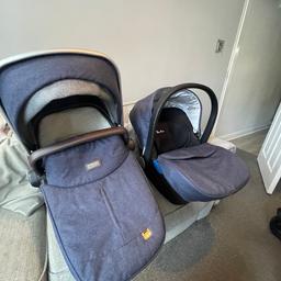 Sliver cross travel system
Comes with car seat / isofix base
Newborn carrycot / toddler seat
Can convert to double pram
Matching changing bag
Used but in good condition