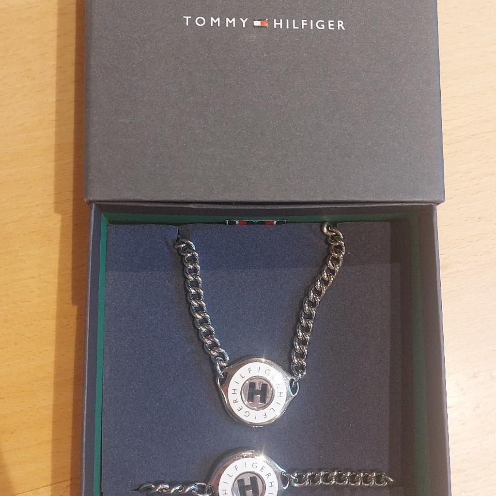 Original Tommy Hilfiger Halskette und Armkette, nur einmal getragen, NP €120