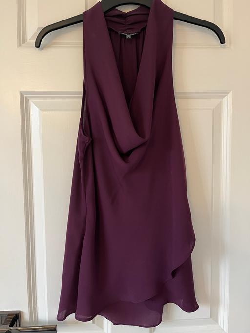 Buy & Sell Surrey Epsom and Ewell - Photos for Warehouse burgundy sleeveless top