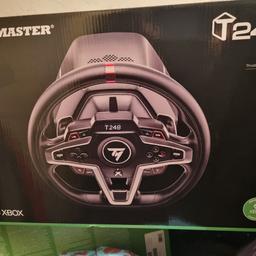 selling this thrustmastwr steering wheel and pedals top of the range equipment for X/s and xbox and pc