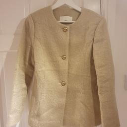 boutique style ladies jacket size small to medium. Great condition mohair type material.