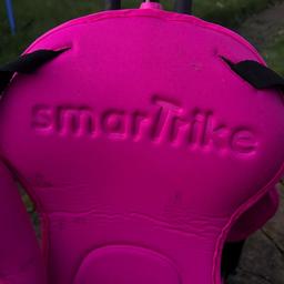Pink flamingo smarTrike forsale 
Does have a couple marks on the material but it does come off so you can wash it. 
Hardly used, it has sun canopy, box and 2 bags for storage, all the safety clips, and cup holder.
Will need a wipe down due to being in storage.
From a smoke free home