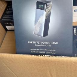 Anker 737 Power Bank 24000mAh 3-Port Portable Smart Digital

brand new sealed box