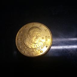 0,5 Euro mit Papst Benedikt XVI., Münzen aus dem Umlauf, aber gut erhalten
Preis pro Stück exkl. Versand