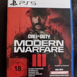 Verkaufe hier das Spiel Call of Duty Modern Warfare 3 für die PS5.

Das Spiel befindet sich in einem Top Zustand, und wurde nur durchgespielt.

Versand und Abholung möglich.

Versand übernimmt der Käufer.

Zahlung nur in Bar oder via PayPal.