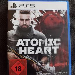 Verkaufe hier das Spiel Atomic Heart für die PS5.

Das Spiel befindet sich in einem Top Zustand, und wurde nur durchgespielt.

Versand und Abholung möglich.

Versand übernimmt der Käufer.

Zahlung nur in Bar oder via PayPal.