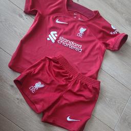 age 3-4 Liverpool kit no socks sorry but is in great condition. 
pick up only from prenton no post sorry 
ch430uu