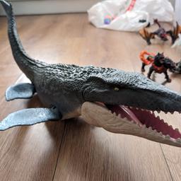 Jurassic World Super Colossal Mosasaurus Dinosaur Action Figure 27" Mattel 2017

Pick up Nettlesworth
cash on collection
