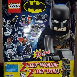 Lego Batman OVP mit 2 Magazinen und 2 Extras, statt 5,99 € nur 4,50 €.
Lego Avengers Magazin mit limitierter Sammelkarte Thor, Booster mit 6 Karten, Figur Doctor Strange. OVP, statt 5,99 € nur 4,50 €