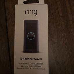 Brand new ring wired door bell New and unused. Collection B44.