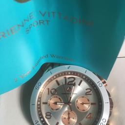 ADRIENNE VITTADINI 
SPORTS WATCH 
BRAND NEW IN BOX 
PICK UP ONLY 
NEEDS BATTERIE 
HENCE PRICE 
£10