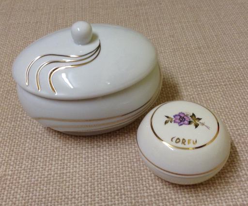 Buy & Sell Glasgow Milngavie - Glasgow - Photos for 2 X Ceramic TRINKET BOX