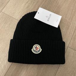 🚚 Same/Next Day Dispatch
🚚 48 Hour Delivery via Royal Mail Tracked

This beanie for men is crafted from rib knit wool. The Moncler logo on the front will add a distinctive, graphic touch to any look.

New, comes with tags and a bag.
Retail: £180

At this price or quality you will not find a better one.

Buy now before it's sold out, LAST ONE available!