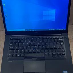 
Dell Latitude 7480 laptop in very good condition
Supplied with GENUINE DELL PSU
OS: Windows 10 PRO
CPU: i5-6300U
RAM: 8GB
Storage: 256GB M2 SSD
Screen res: 1920x1080 NON Touch screen
WiFi: Intel Dual band 802.11ac
Touchpad/pointing stick
Backlit UK Keyboard
Integrated webcam & microphone
Ports:
USB C/Display Port
HDMI
3 x USB3
MicroSD
Network: 100/1000
Universal audio jack
Good battery 