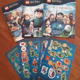 3 books of puzzle and quiz games and lots of sticker fun from Harry Potter