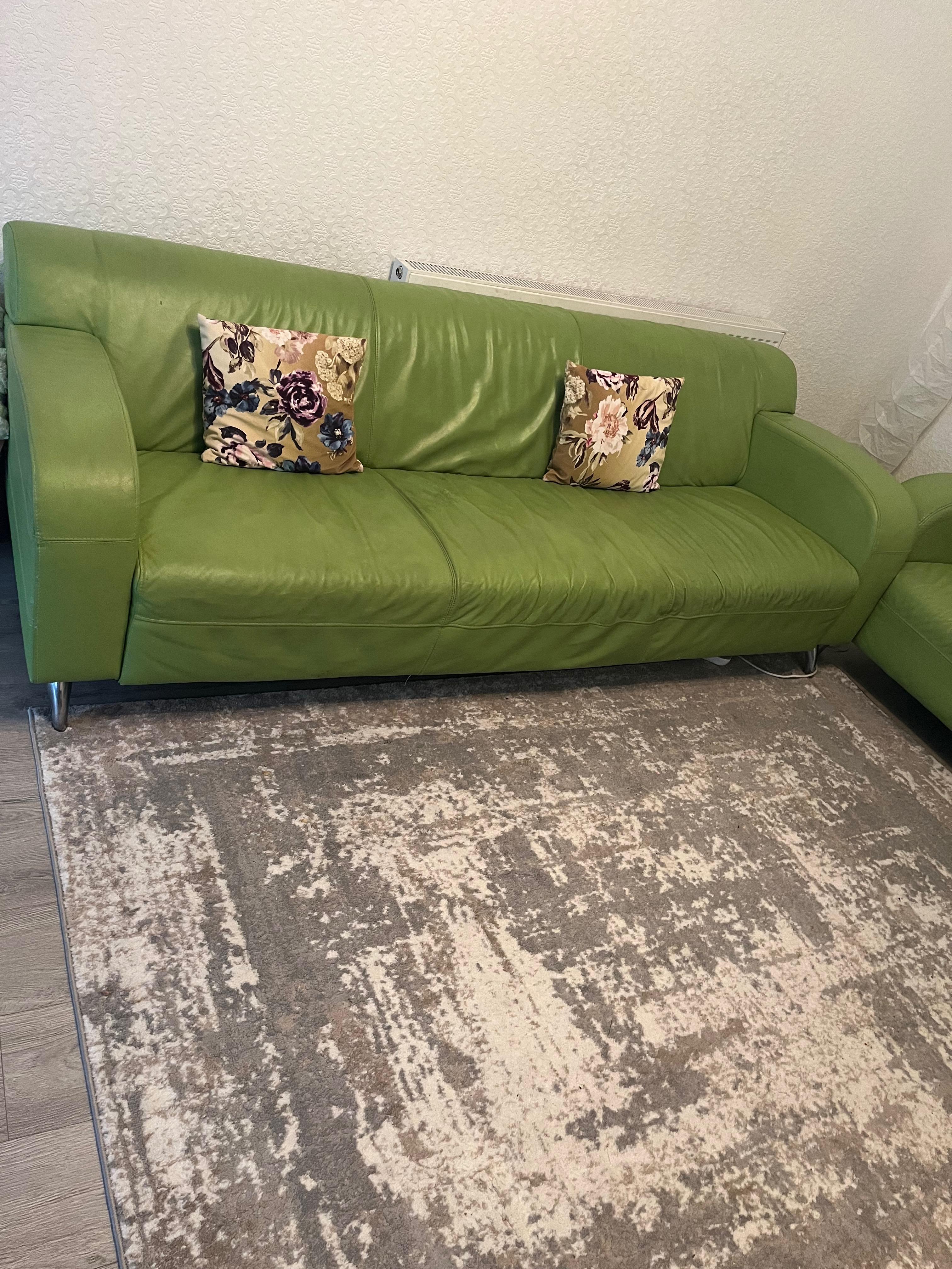 Dfs 2 And 3 Seater Leather Sofas For