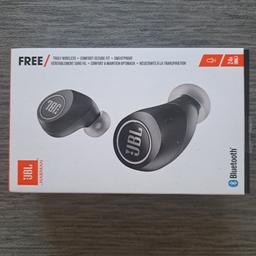 verkaufe JBL In Ear Bluetooth Kopfhörer Free Truly Signatur Sound Harman, inklusiver Ladestation, 4h+20h, inkl.original Verpackung
Neupreis 75€