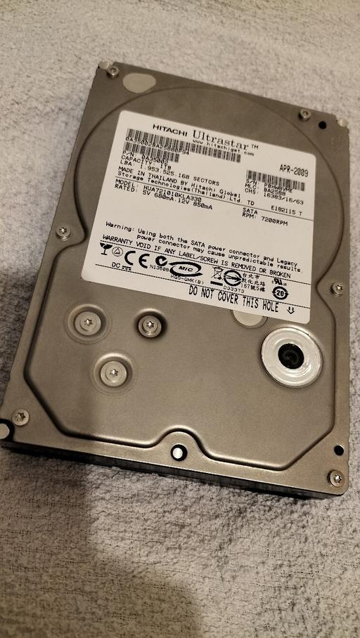 Buy & Sell West Sussex Chichester - Photos for Hitachi 1TB 1000GB PC Hard Drive HDD