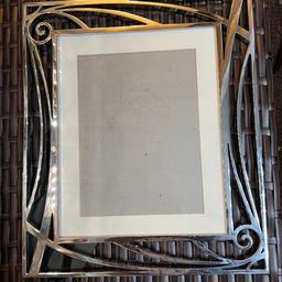 - excellent / perfect condition
- Purchased from Times Past in Guildford several years ago & it was rediculously expensive!
- silver metal, ornate swirly scroll frame, 28cm/11” x 33cm/15”
- takes a 10” x 8” photo & can be used horizontally or vertically 
-No Offers Thankyou
- Quick Collection only please from Epsom Downs kt18 5tp