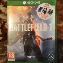 Battlefield 1 game for Xbox one in very good condition. Works. This is a cd based game, no download codes. Sold as is, collection from Belsize Park, London NW3 only.