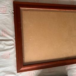 Wooden frame with glass and back 480x305 mm