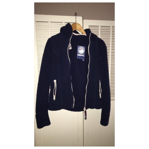 Buy & Sell West Midlands Birmingham - Photos for Blue fleece hooded jacket super dry 