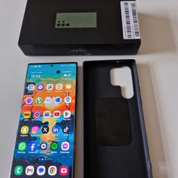 Samsung Galaxy S23 Ultra
256GB
5G
6.8-inch screen
Unlocked
Green B

In good condition, has had a screen protector and case on since day 1.

Comes with a case, original box, and USB lead.

Payment on collection only.
