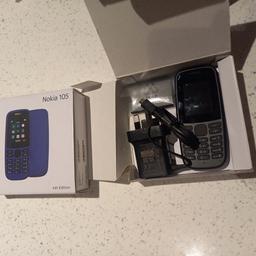 Nokia 105 4th edition small basic phone two for sale for £20 cash on collection from L25