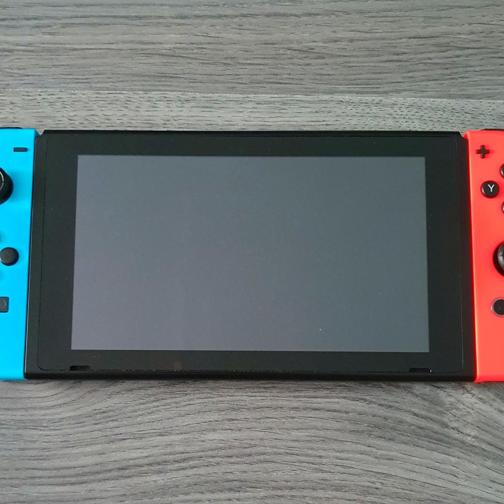 [COLLECTION ONLY]

As I recently bought a Switch OLED, I figured I'd try to find a new home for this one.

This is what you get:
• Original box and manual.
• The main console.
• Two Joy-Cons (Red & Blue).
• An HDMI and charging cable.
• Docking Station
• Joy-Con Comfort Grip.
• Two Joy-Con straps.

If you are after some games, please check my profile as I sell a few separately.