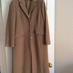 Full Length Camel coloured coat
Size 16
Stylish coat in a classic colour
Great addition to any wardrobe
As new

No PayPal payments or bank transfers.
No posting items, no offers.
Do not reply saying you'll send GLS or any other courier with cash. 
Buyer to view the item to check & agree condition. 
Cash on collection from B90 only