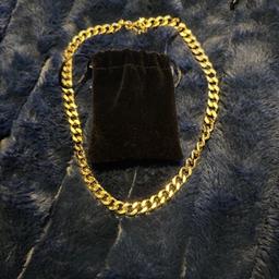 K18 11mm Cuban chain gold