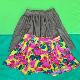 Two girls skirts in excellent condition.

Outfit Kids -> floral multi coloured, age 10 years

Zara Kids -> brown/black print, age 10 years (140cm)

Collection or delivery (additional postage cost)