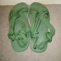 mens size 6 khaki sandals new from asos pick up only Heckmondwike please see my other post thanks