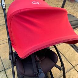 Bugaboo Bee 3 buggie full black edition

In good condition clean handle has some ware and the below basket has 2 little holes from rubbing on the floor.

Apart from this good condition no longer use has a rain cover

Condition - Good little wear and tear