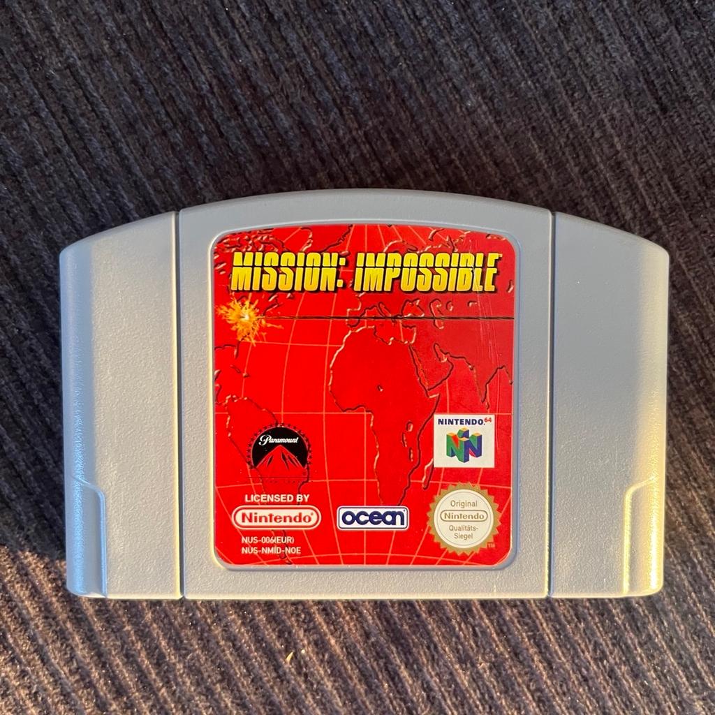 Biete hier zum Verkauf an!

️ siehe Bilder

Mission Impossible Nintendo 64 OVP, CIB

Versand möglich gegen Aufpreis!

️Keine Garantie und Rücknahme