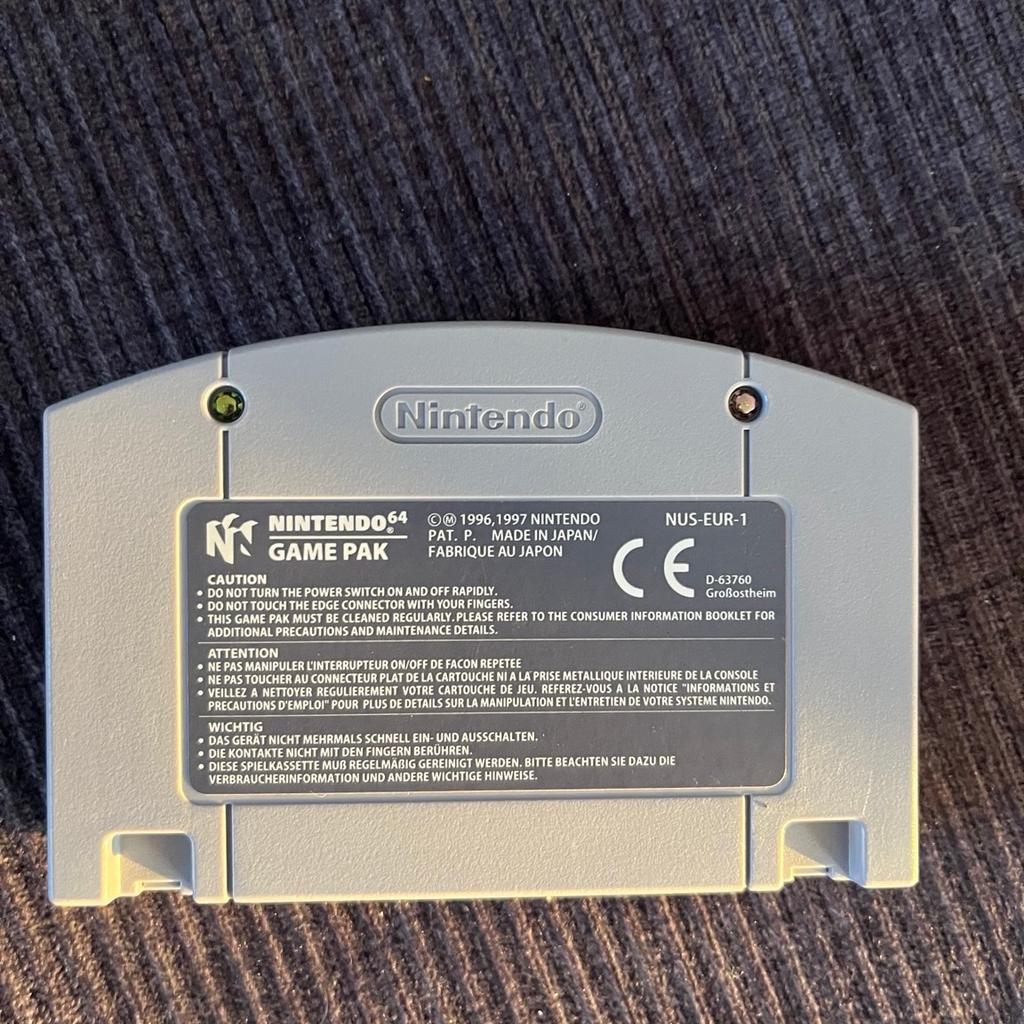 Biete hier zum Verkauf an!

️ siehe Bilder

Mission Impossible Nintendo 64 OVP, CIB

Versand möglich gegen Aufpreis!

️Keine Garantie und Rücknahme