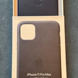 Das Leder-Case in Midnight Blue ist komplett neu und für das iPhone 11 Pro Max